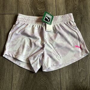 PUMA girls purple and white  Camo Shorts